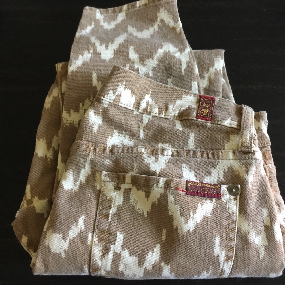7FAM Chevron Jeans